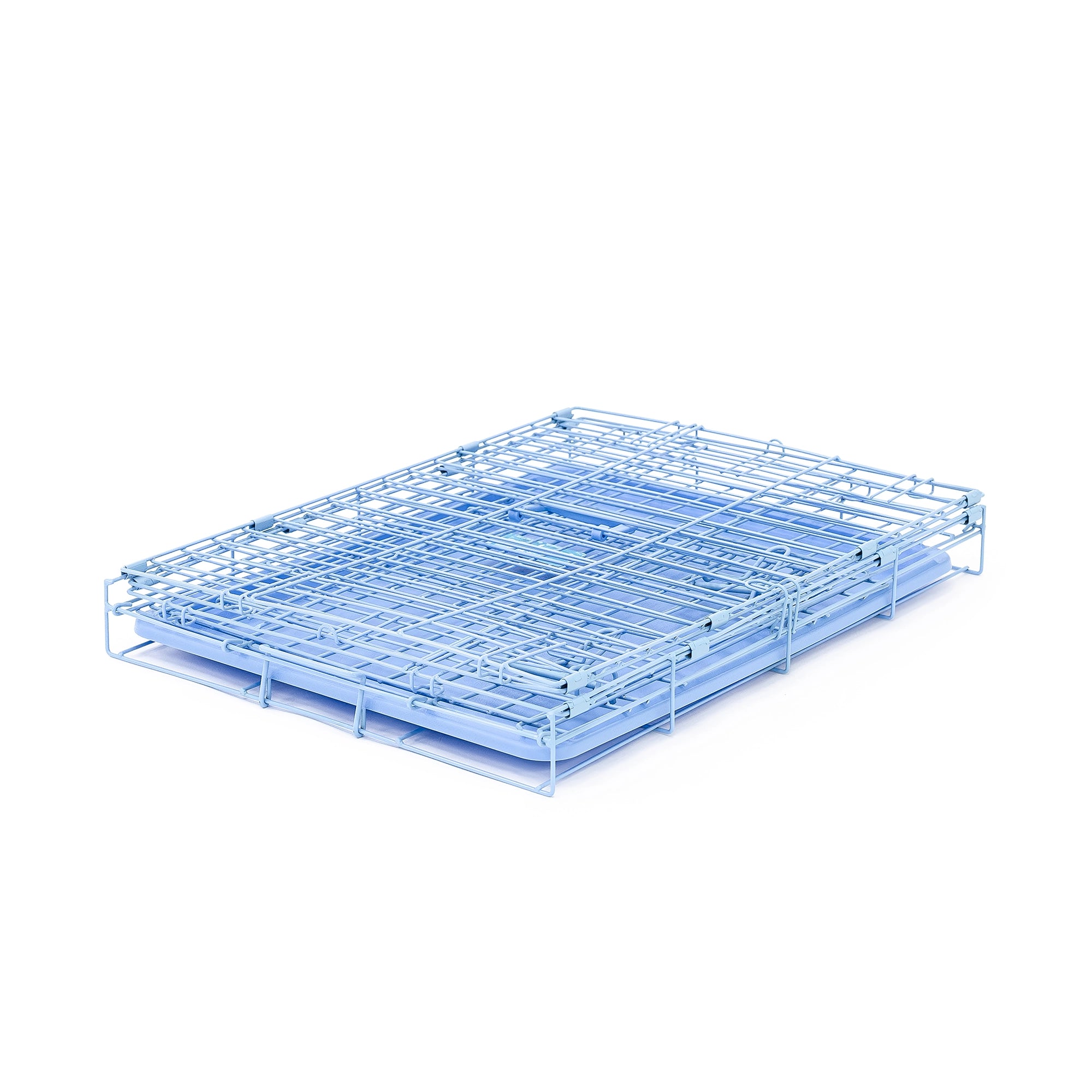 carlson-small-single-door-hundebox-blau-61-cm-faltbar image 7