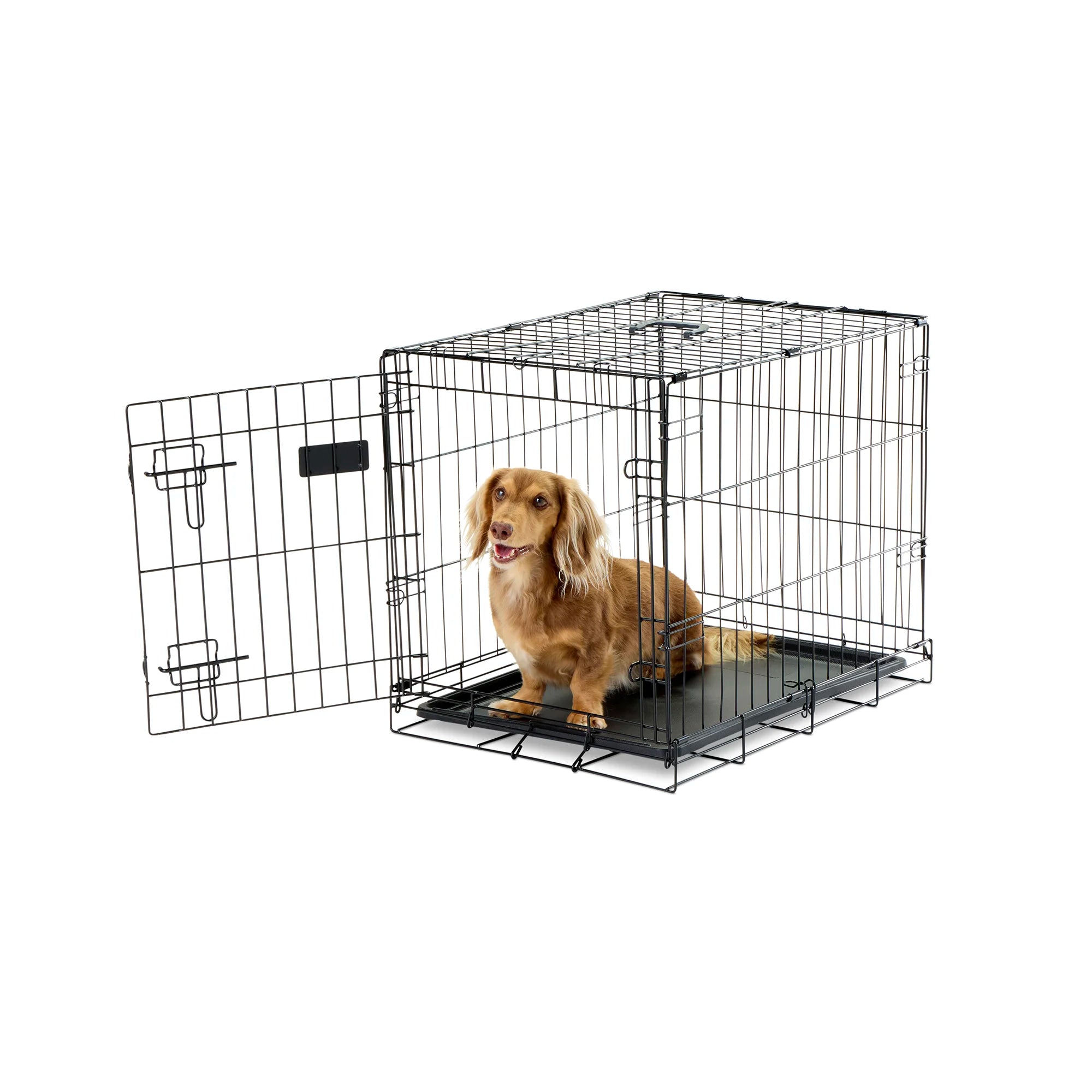 carlson-crates-hundebox-einzelt-r-klein-schwarz-61cm image 1
