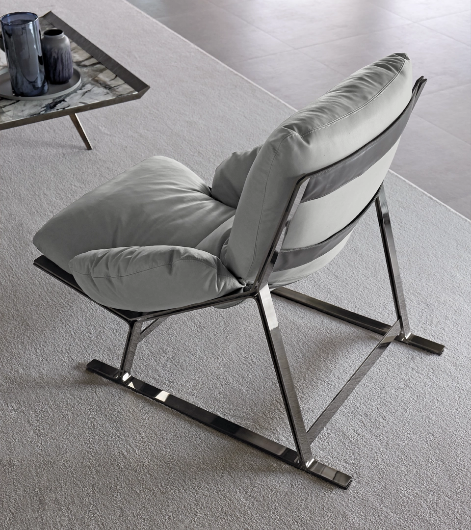 arketipo-belair-sessel-metall-gestell-polster image 3