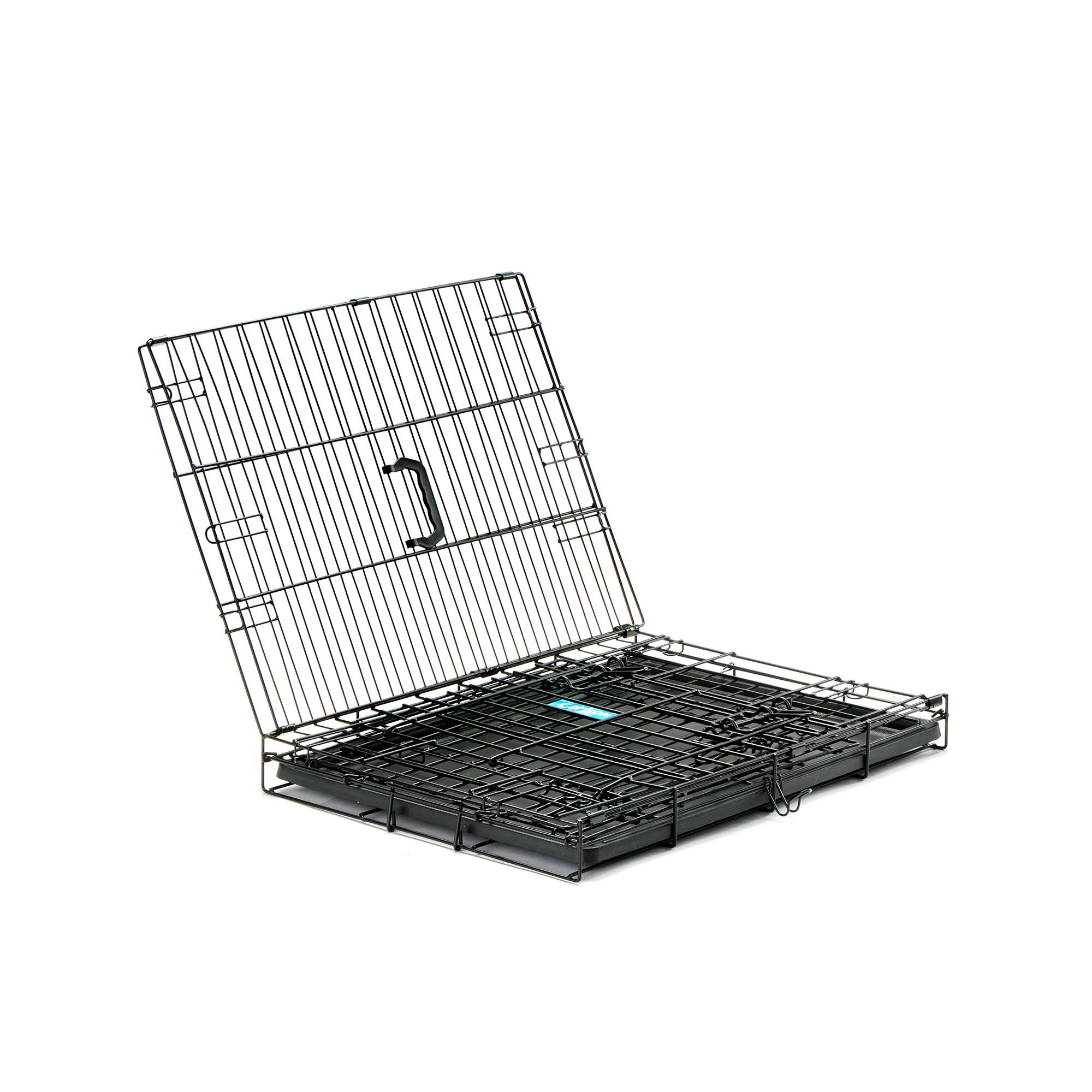 carlson-crates-small-double-door-hundebox-61-cm-schwarz image 6