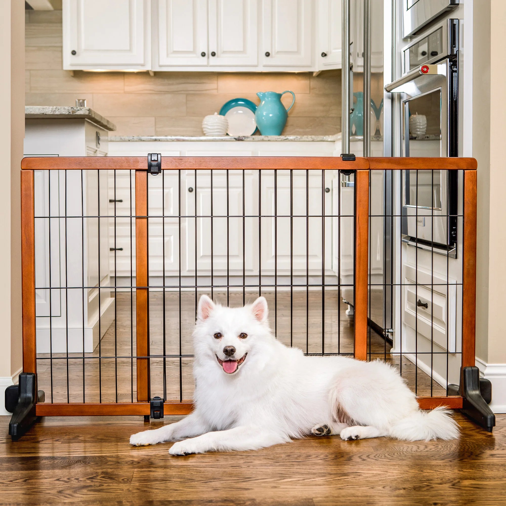 carlson-design-paw-hundegitter-freistehend-extra-hoch-schwarz image 4