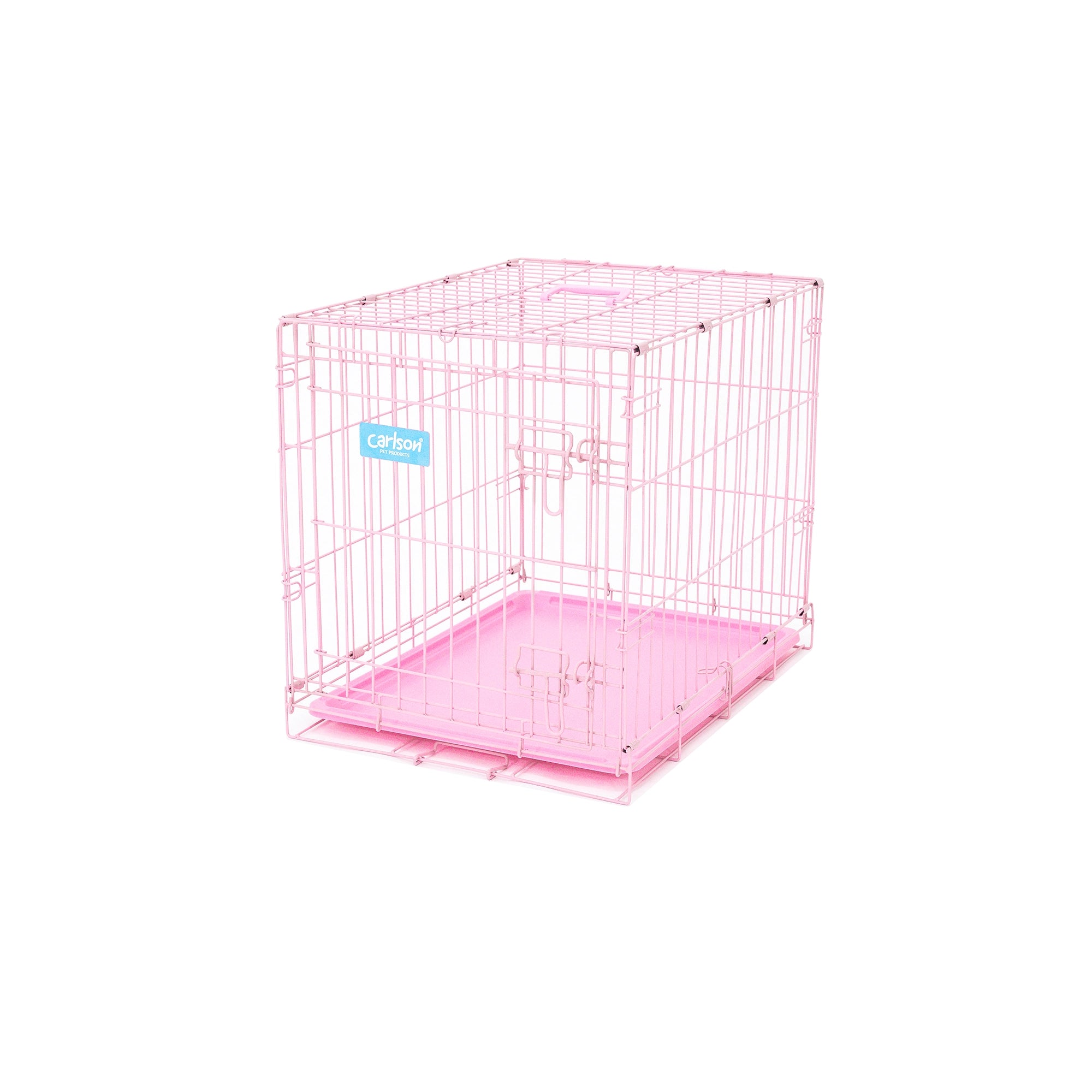 carlson-hundebox-klein-rosa-draht-61-cm-faltbar image 4