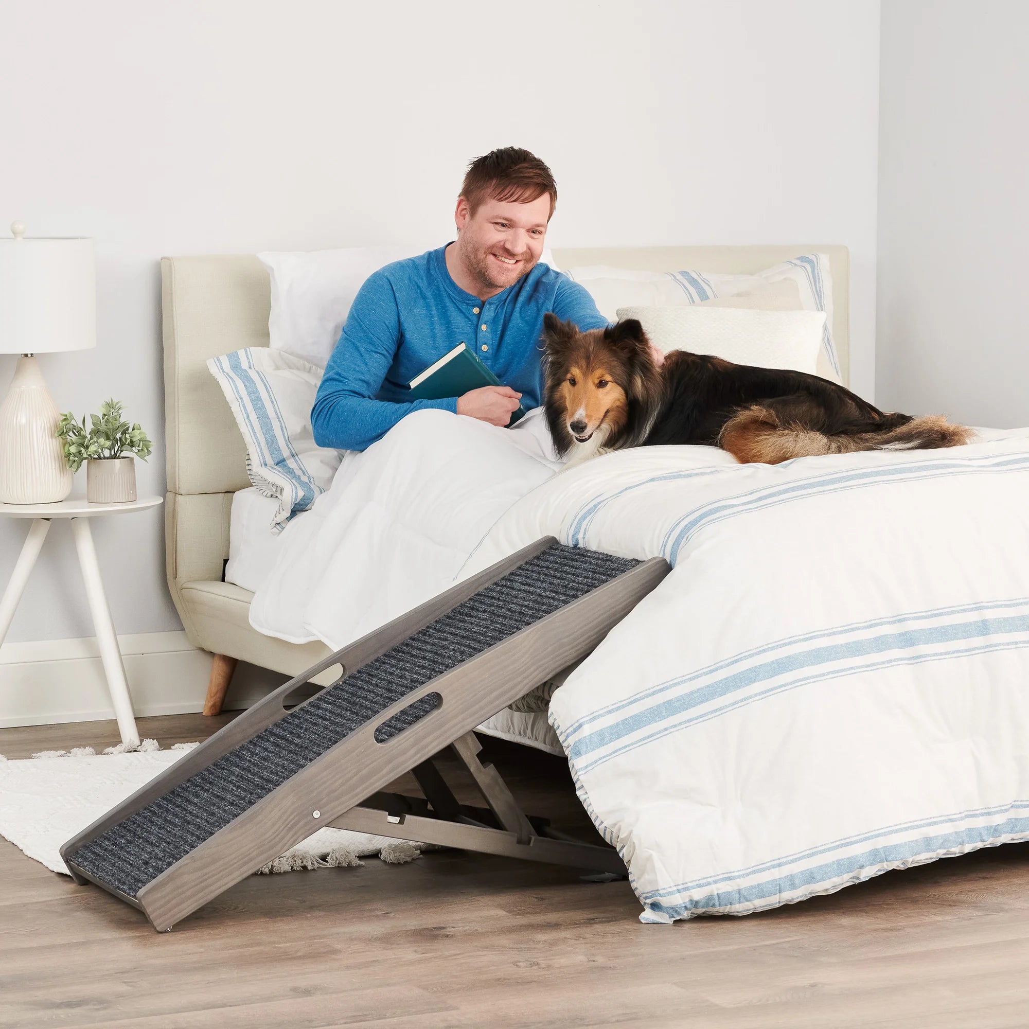 carlson-indoor-hunderampe-grau-klappbar-bis-36-kg image 6