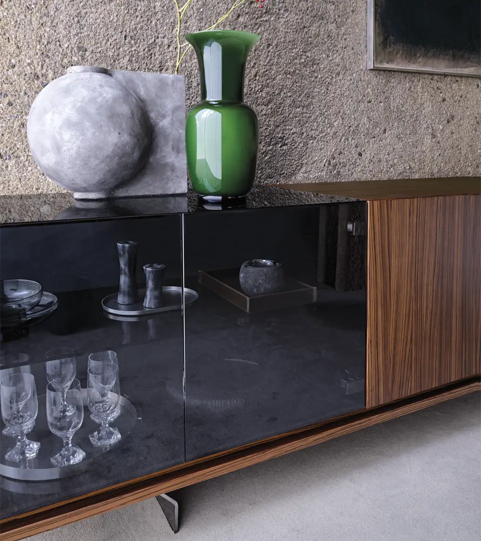 arketipo-complementi-brooklyn-sideboard-holz-rauchglas image 3