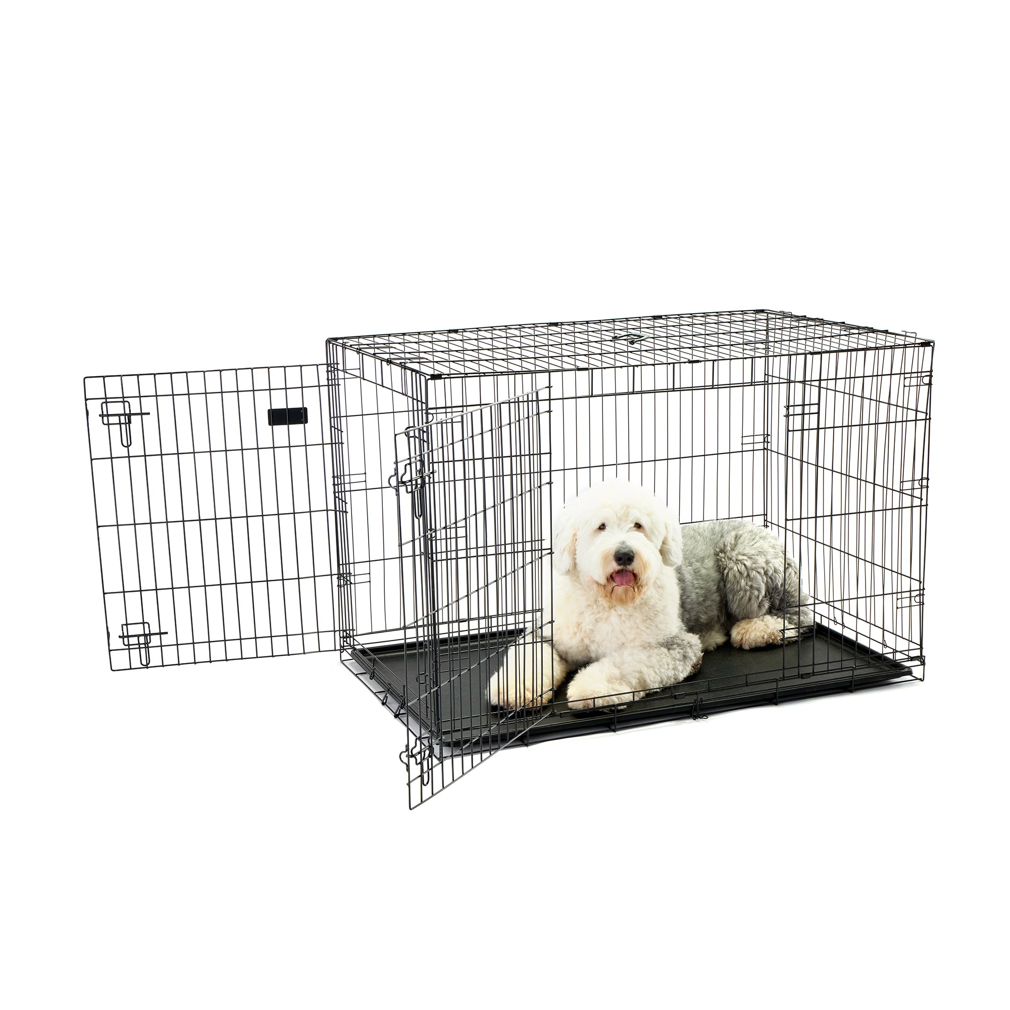 carlson-extra-large-hundebox-122-cm-mit-2-t-ren image 1