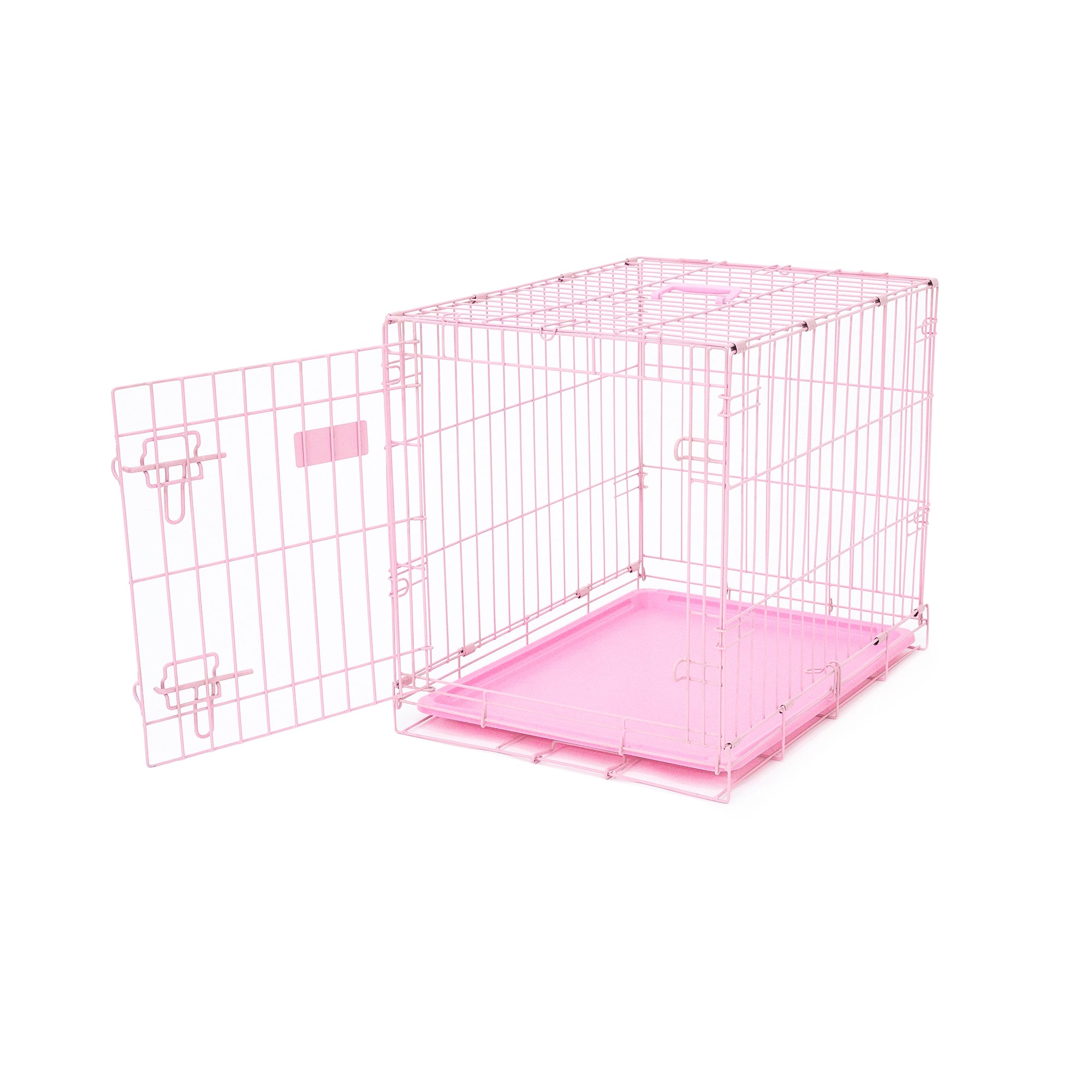carlson-hundebox-klein-rosa-draht-61-cm-faltbar image 3
