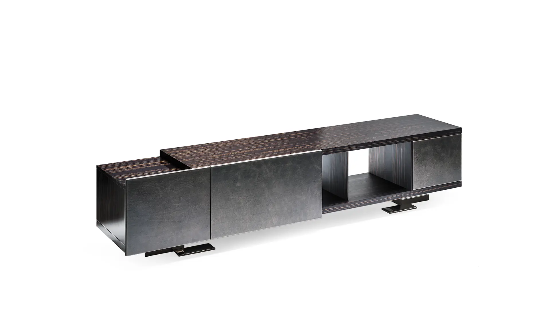 arketipo-complementi-endor-sideboard-leder-holz-metall image 5
