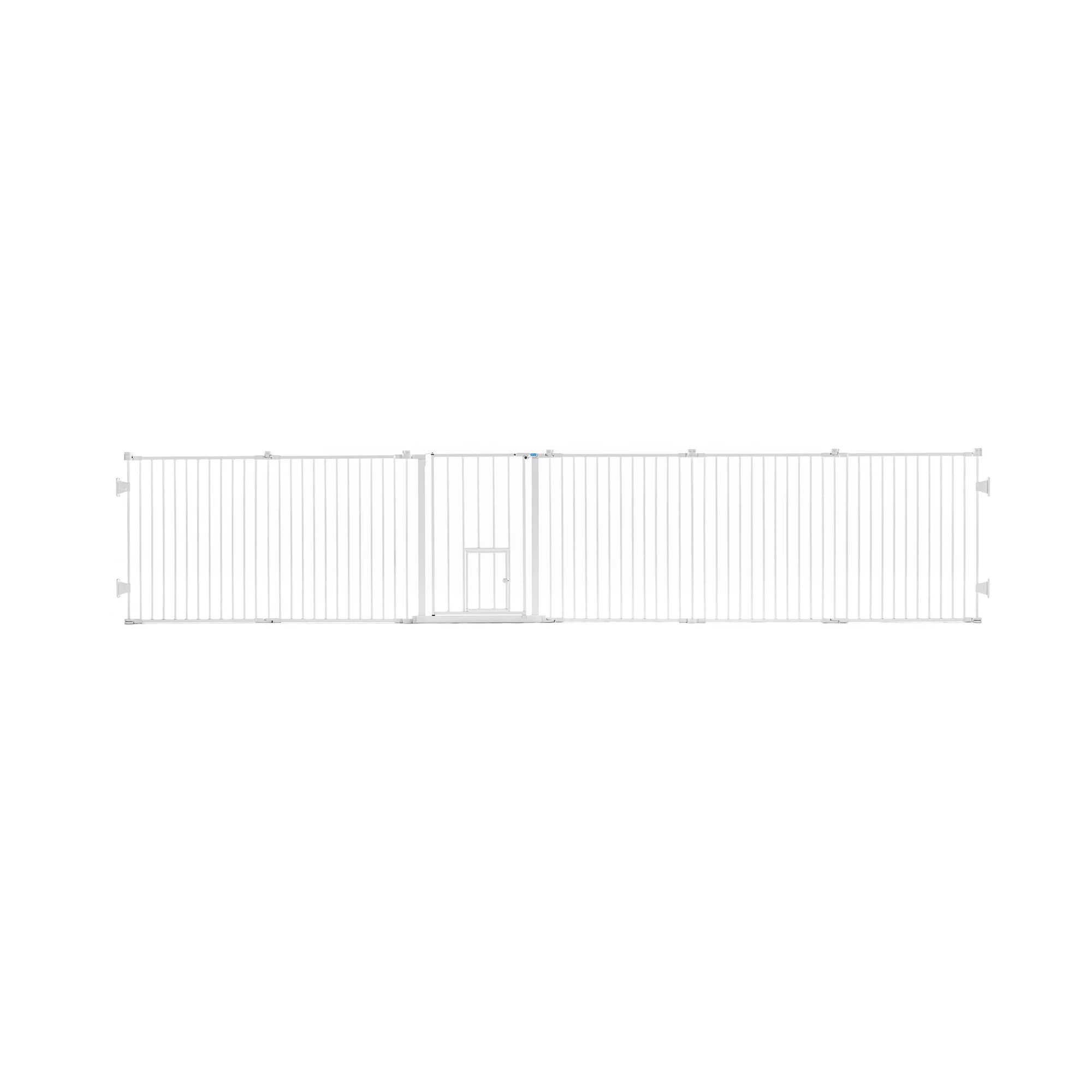 carlson-2-in-1-super-wide-hundeabsperrgitter-mit-kleintiert-r-stahl image 7