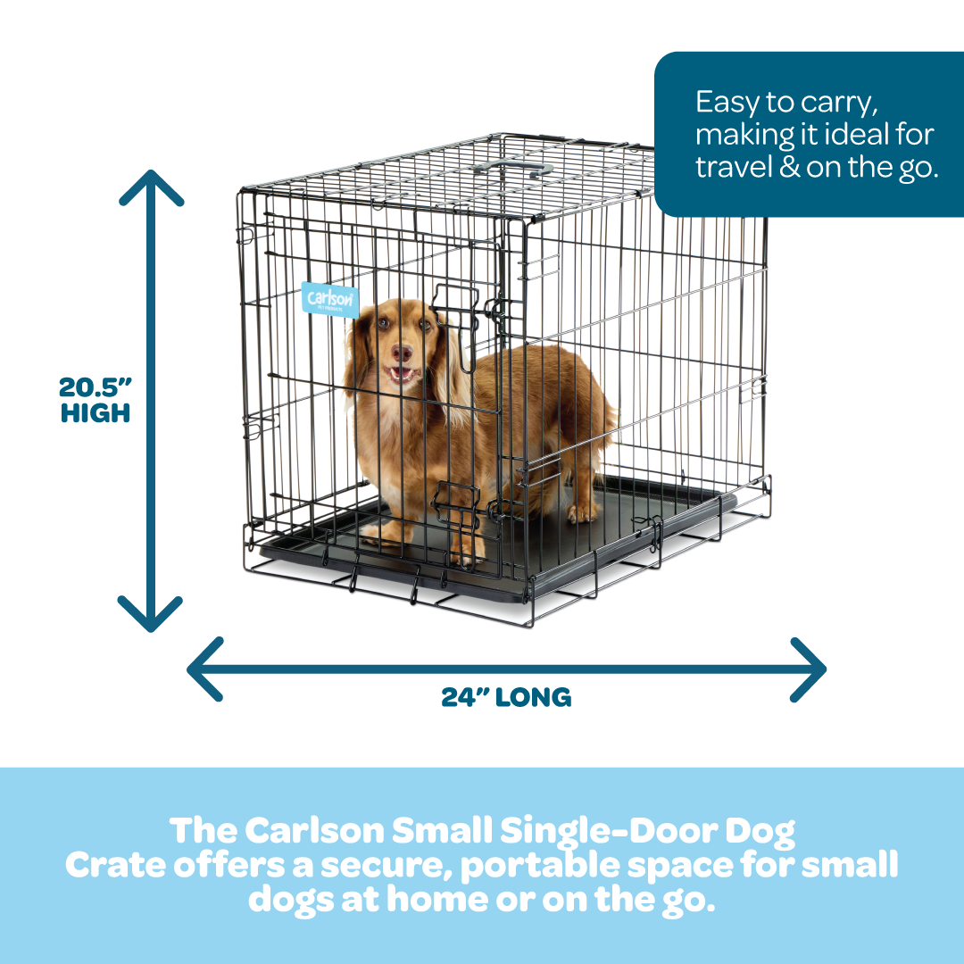 carlson-crates-hundebox-einzelt-r-klein-schwarz-61cm image 2