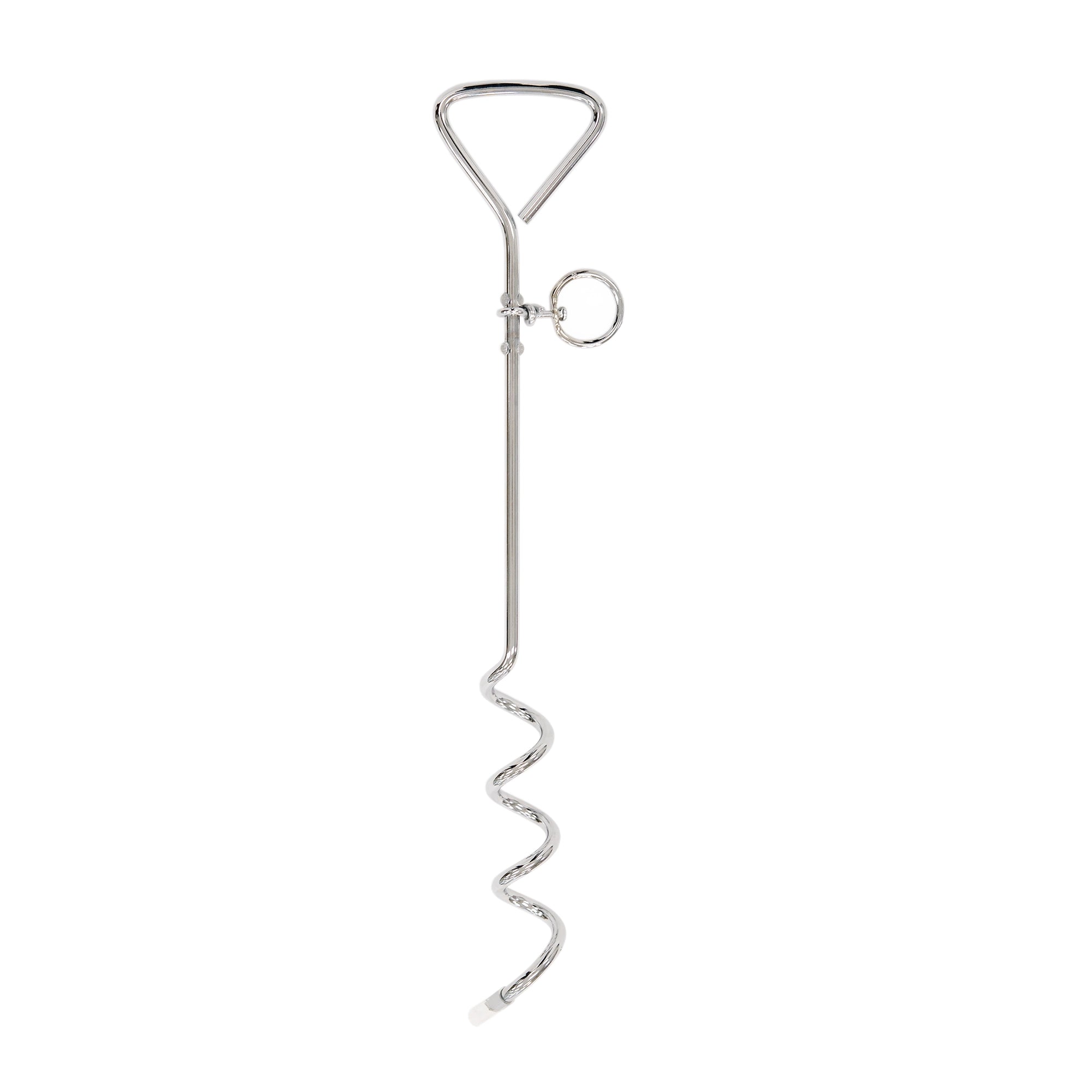 carlson-tie-outs-erdanker-hund-dreieck-silber-46cm image 1