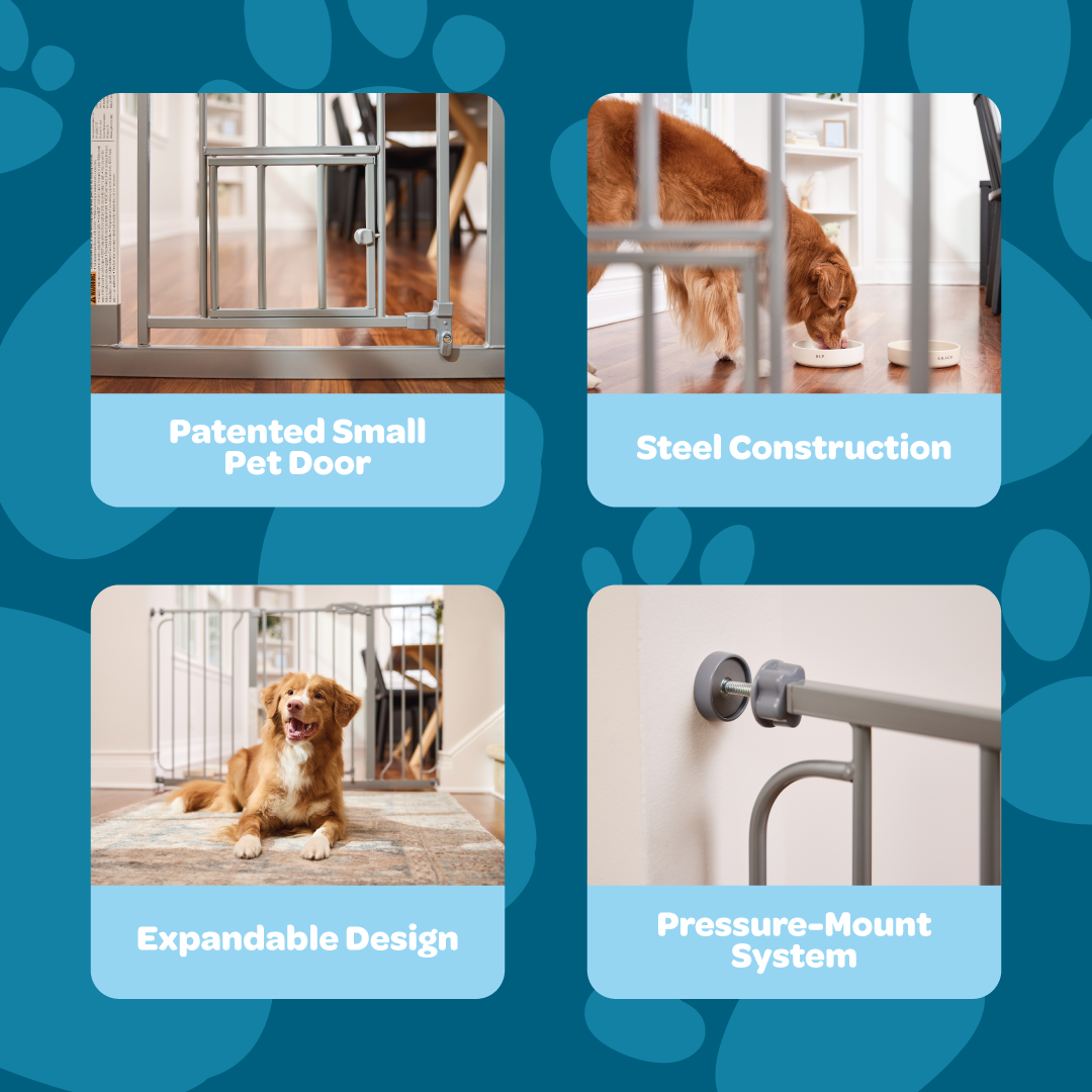 carlson-gates-51-extra-wide-walk-thru-hundetor-platin-76-cm image 3
