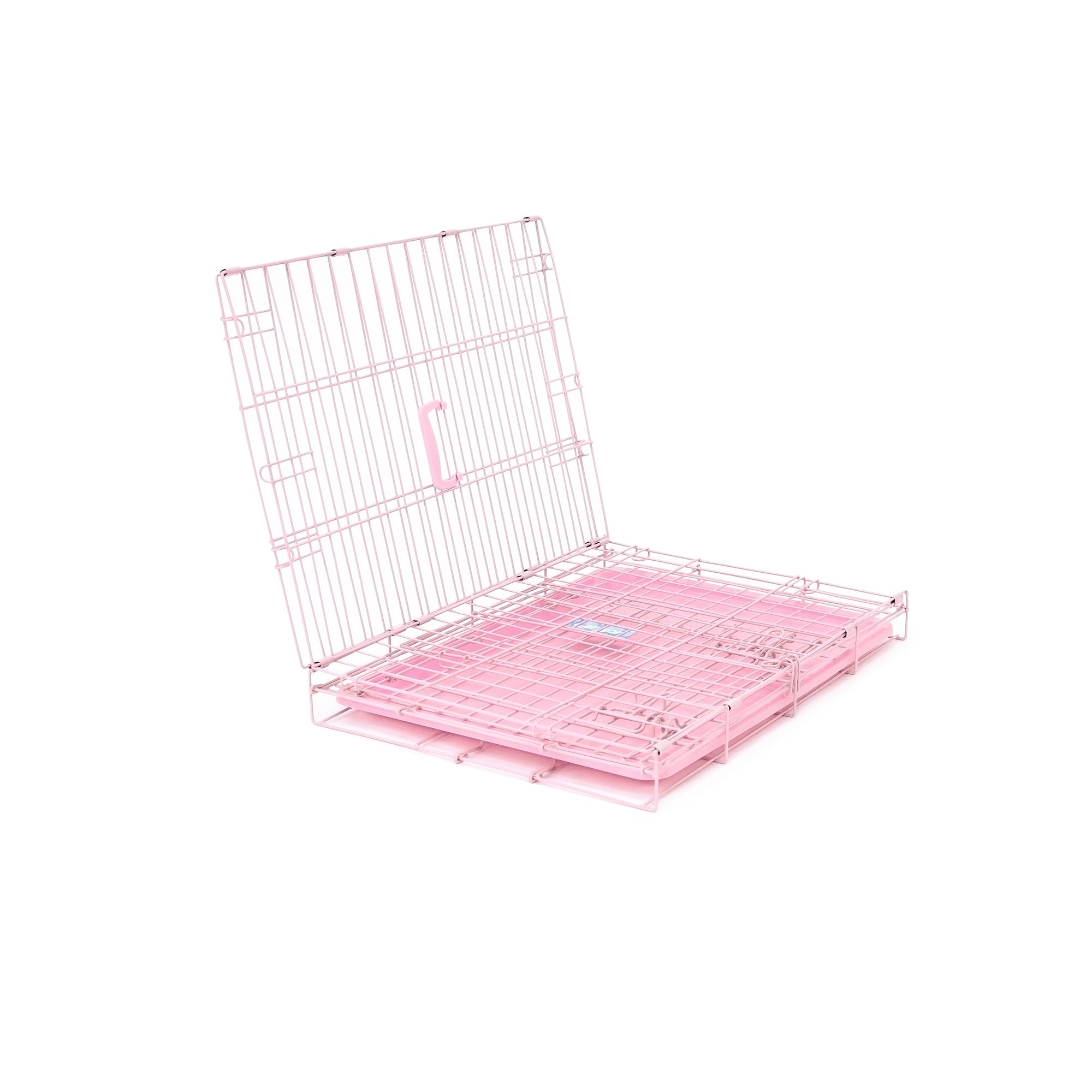 carlson-hundebox-klein-rosa-draht-61-cm-faltbar image 5