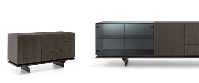 arketipo-complementi-brooklyn-sideboard-holz-rauchglas image 1
