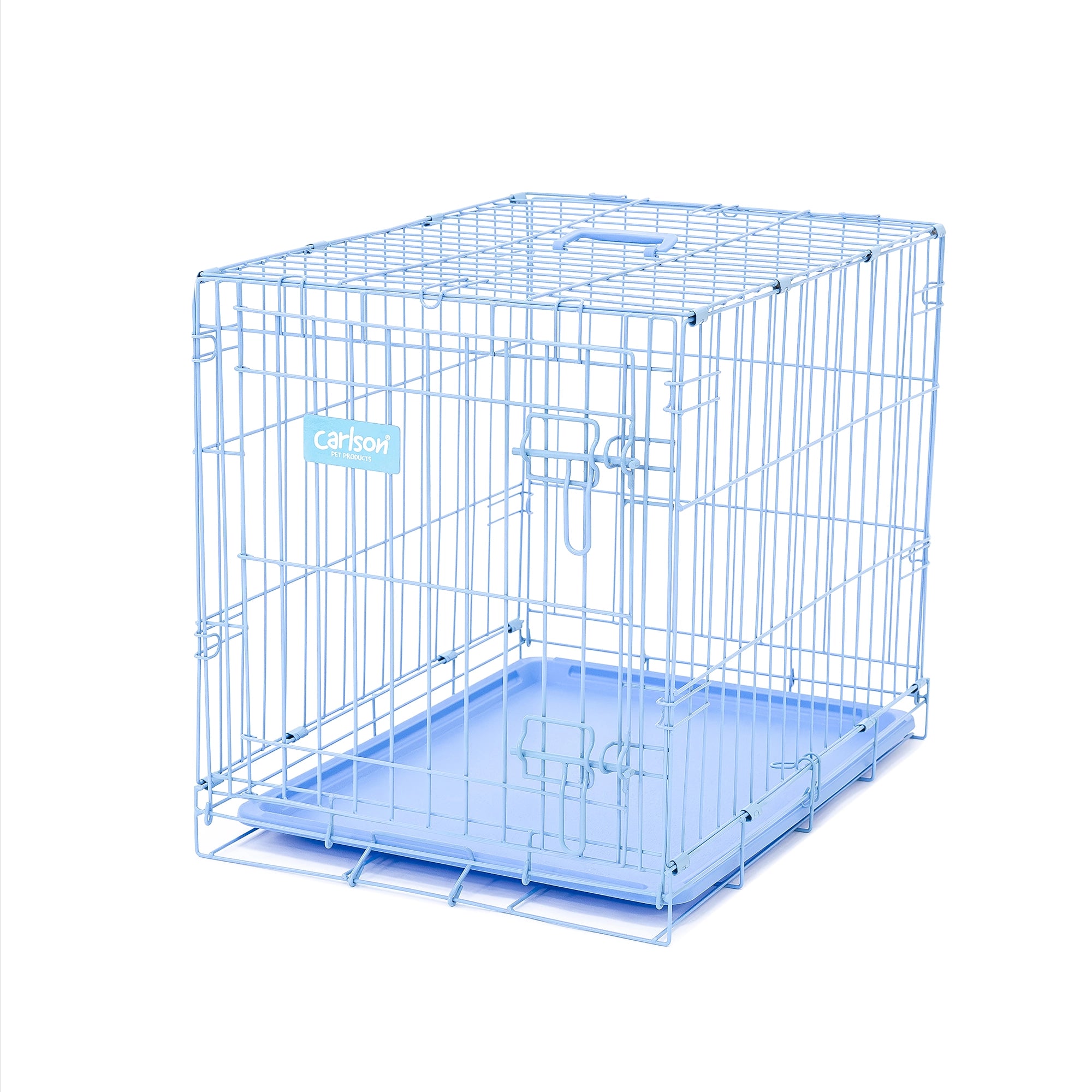carlson-small-single-door-hundebox-blau-61-cm-faltbar image 5
