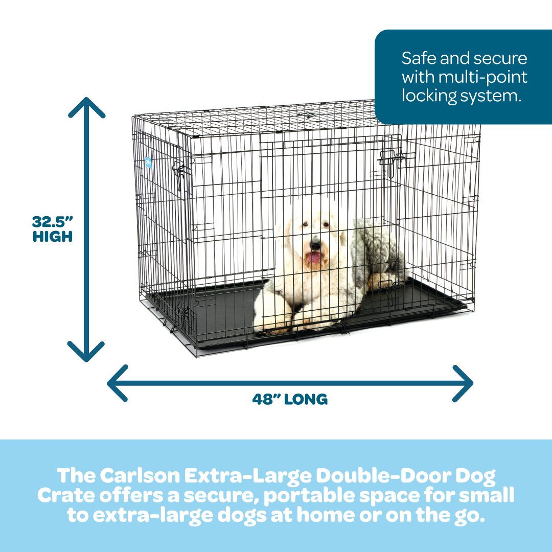 carlson-extra-large-hundebox-122-cm-mit-2-t-ren image 2