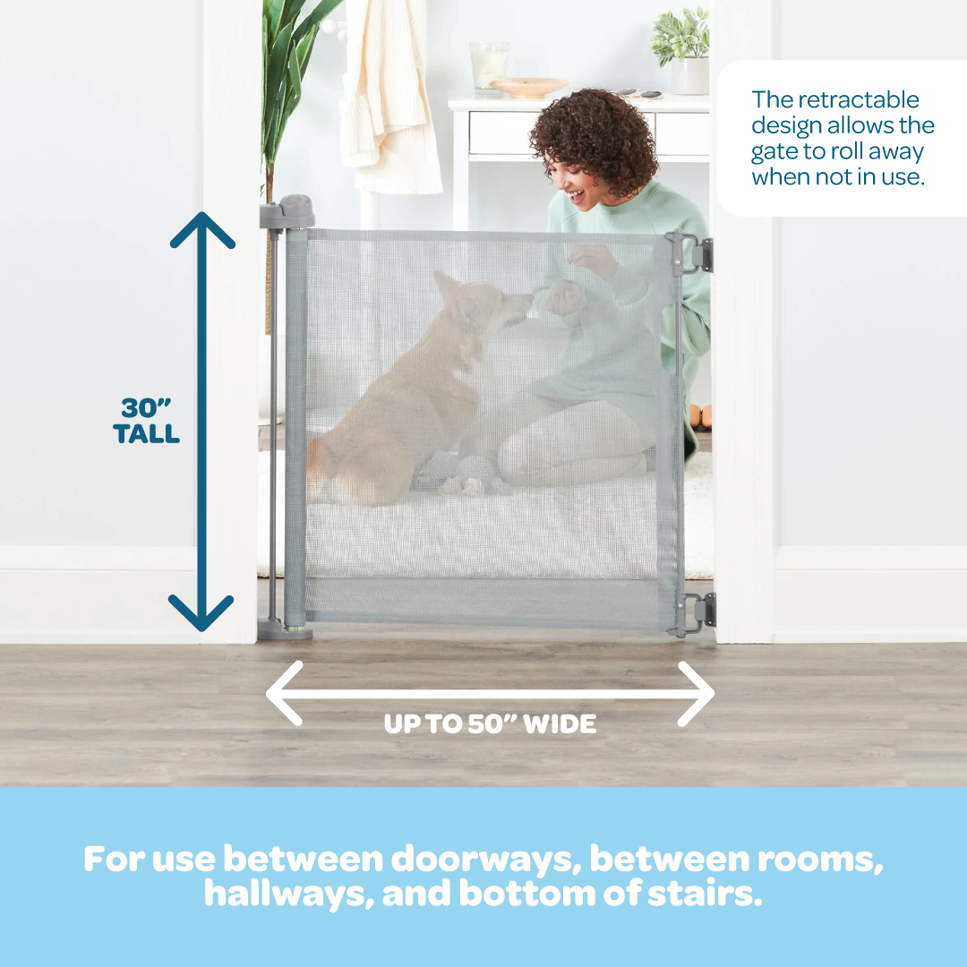 carlson-gates-retractable-hundegitter-mesh-127-cm image 2