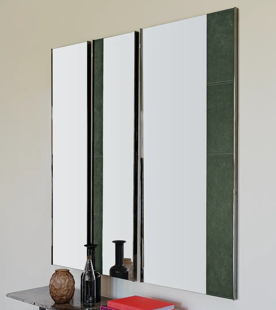 arketipo-dorian-spiegel-leder-metall-rauchglas image 2
