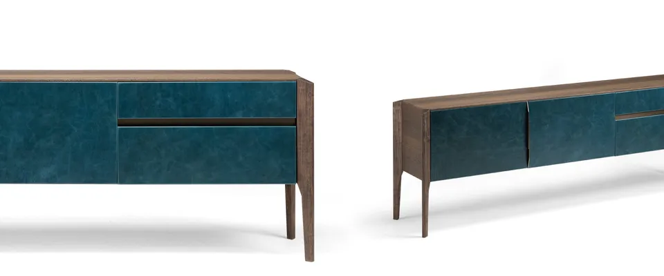 arketipo-complementi-glory-sideboard-leder-holz image 1