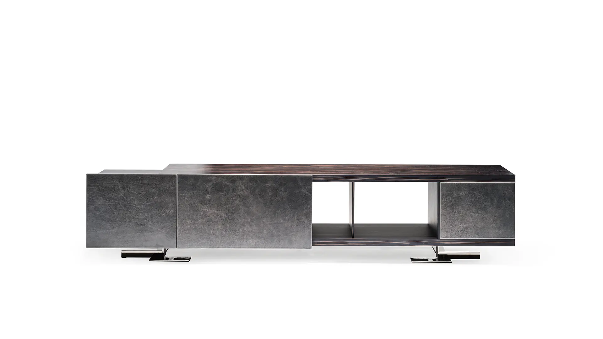 arketipo-complementi-endor-sideboard-leder-holz-metall image 4