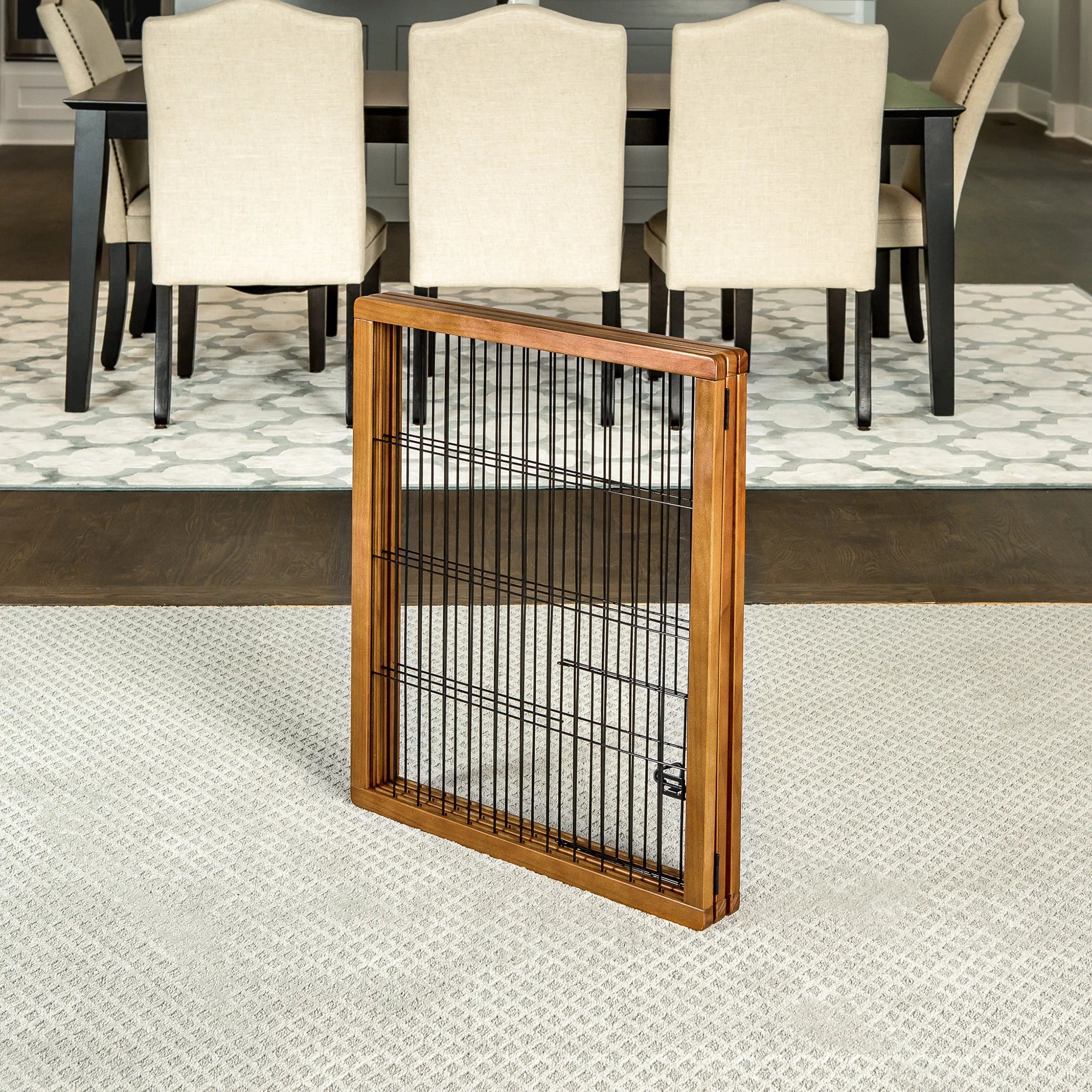 carlson-gates-design-paw-hundegitter-holz-3-teilig-kirsche image 5
