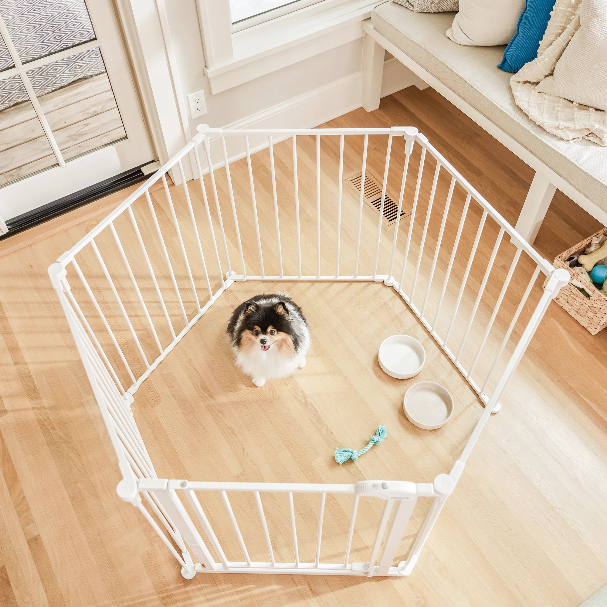 carlson-crates-convertible-pet-yard-welpenauslauf-372-cm-6-tlg image 8