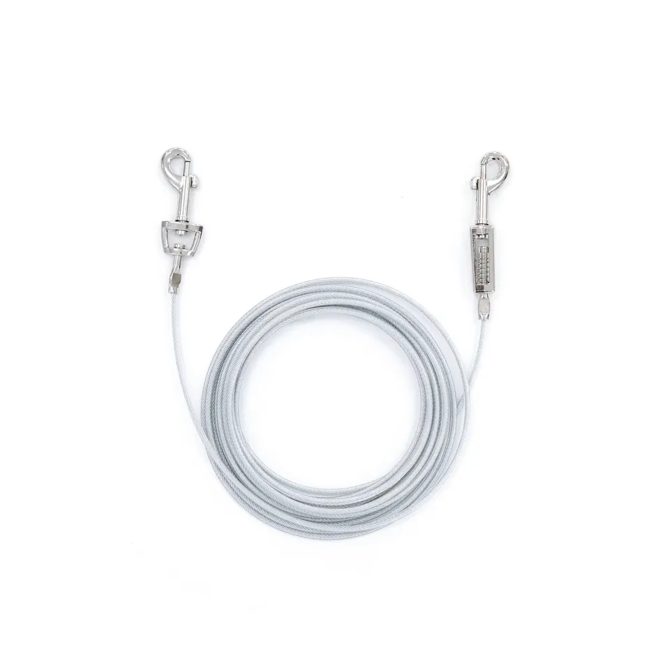 carlson-tie-outs-medium-hundeleine-stahl-6-m-bis-45-kg image 1
