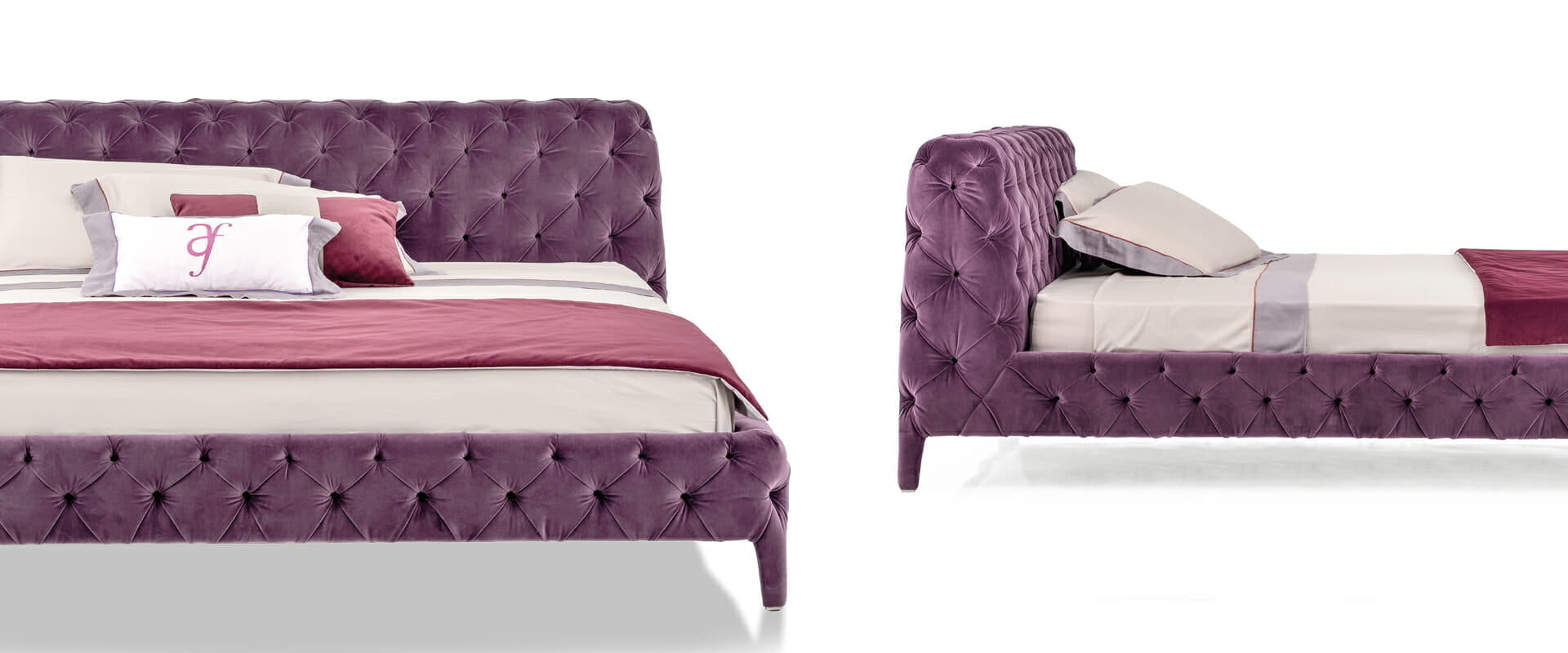 arketipo-windsor-dream-bett-samt-knopfheftung image 1