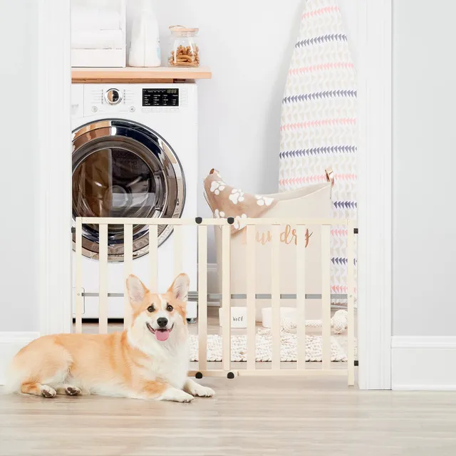 carlson-gates-holzschutzgitter-hund-66-107cm-61cm-hoch image 1