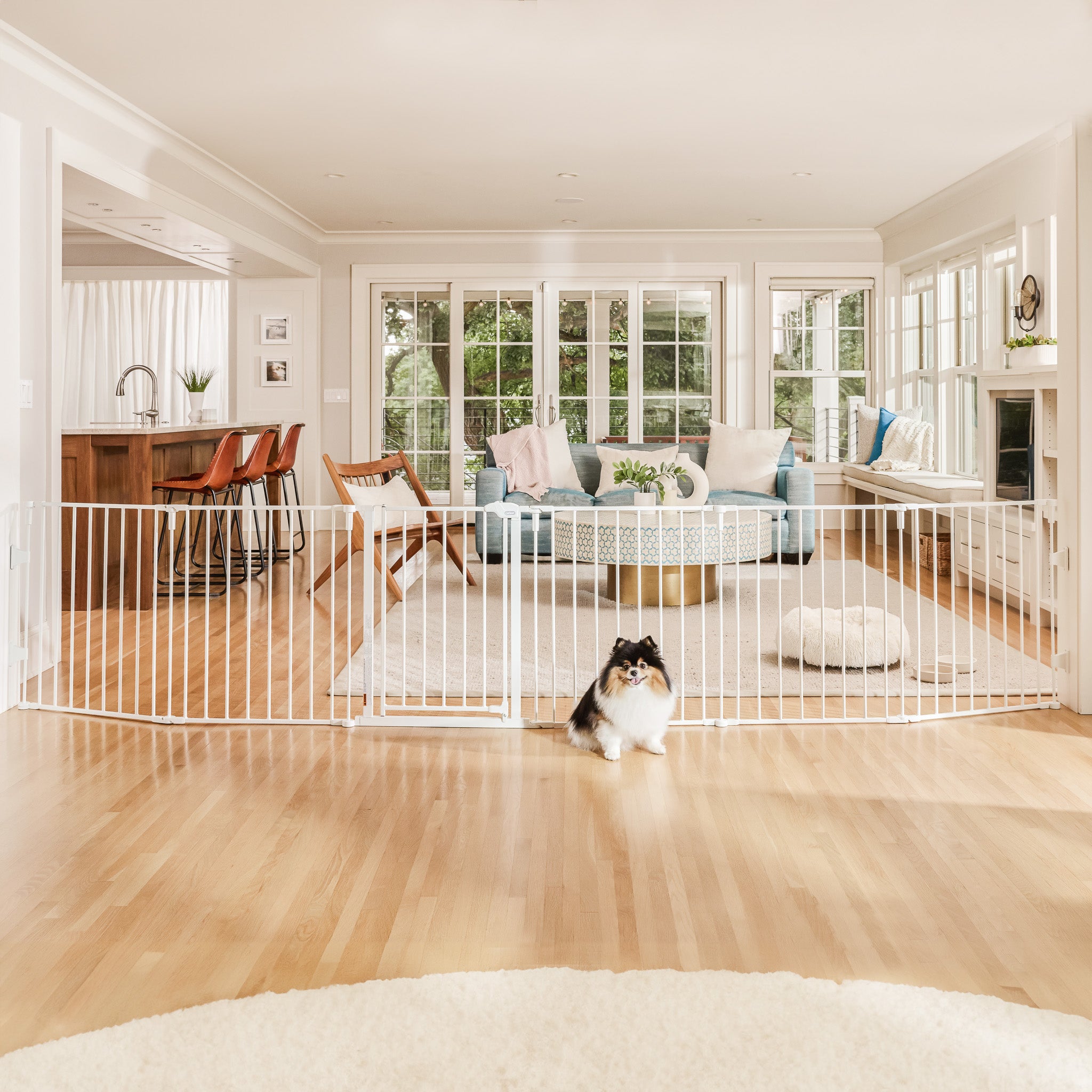 carlson-crates-convertible-pet-yard-welpenauslauf-372-cm-6-tlg image 2