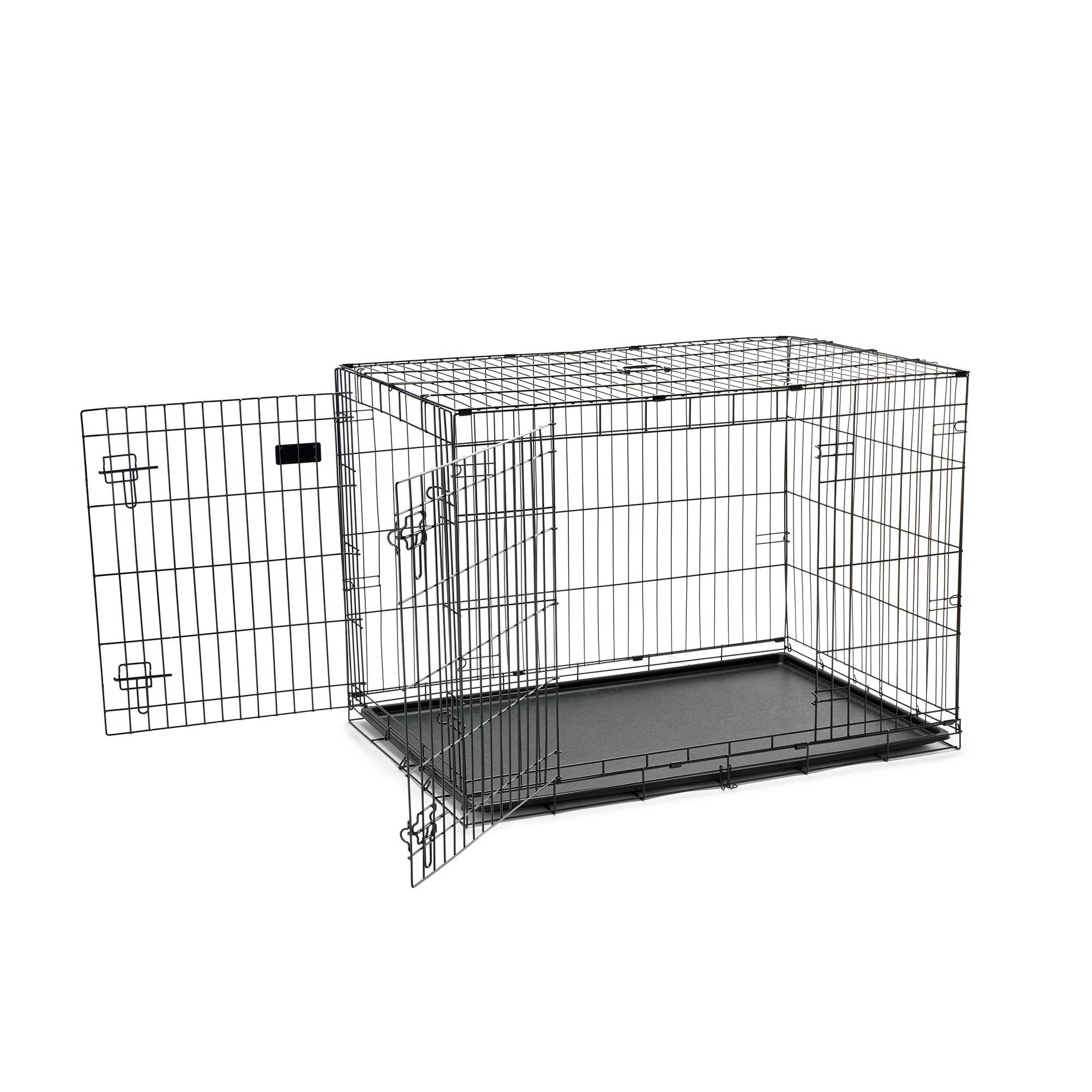 carlson-large-hundebox-107-cm-mit-2-t-ren-schwarz image 4