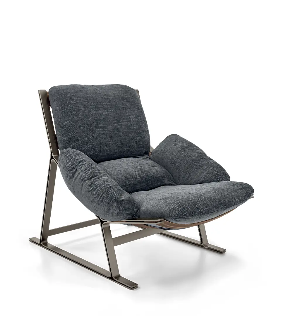 arketipo-belair-sessel-metall-gestell-polster image 8