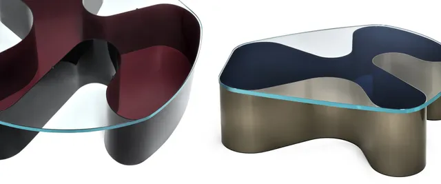 arketipo-moustache-beistelltisch-glas-metall image 1