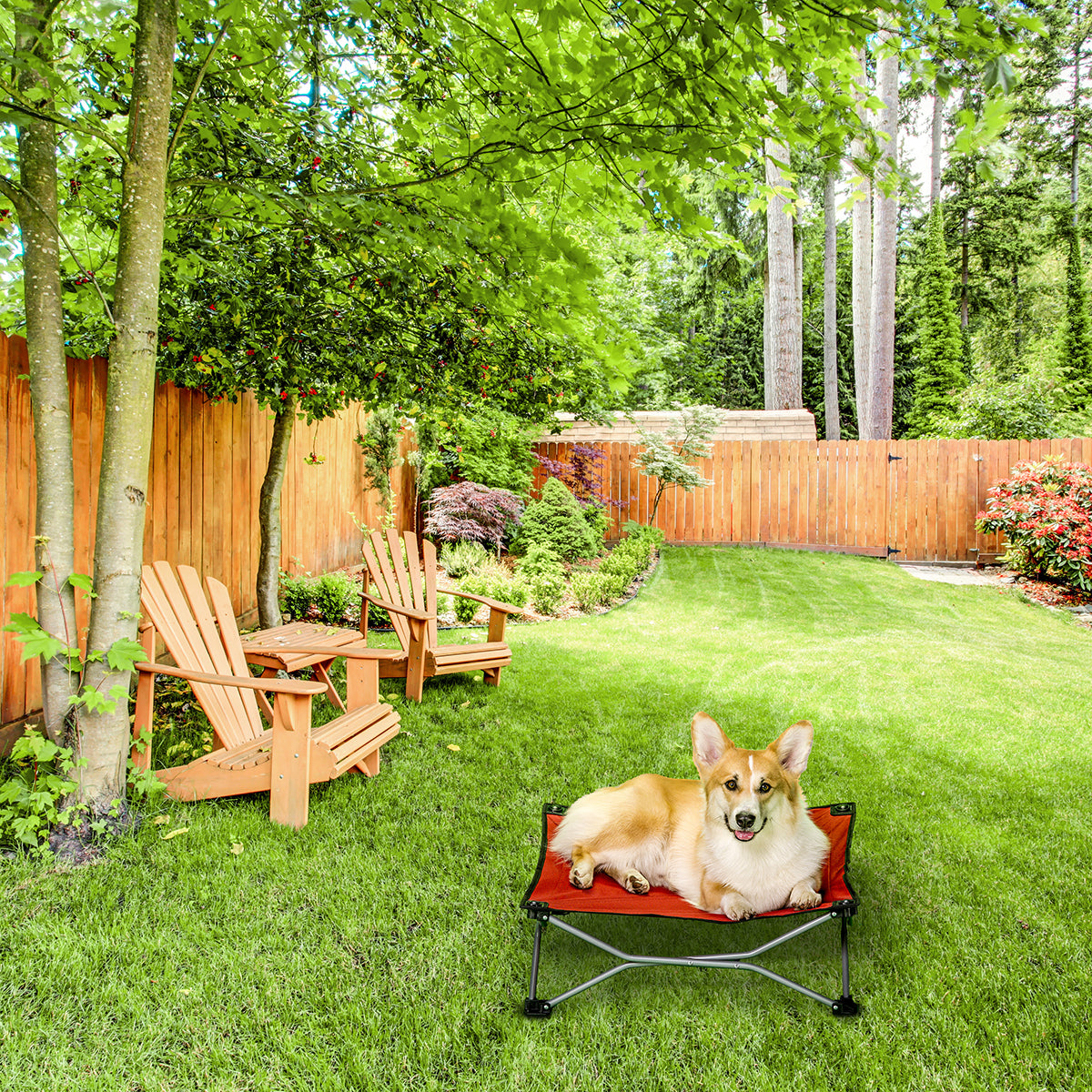 carlson-portable-pup-hundebett-klein-faltbar-60x60-canvas image 5