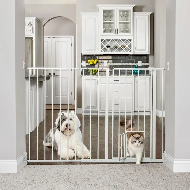 carlson-gates-maxi-extra-tall-walk-thru-hundetor-wei-96-cm image 1