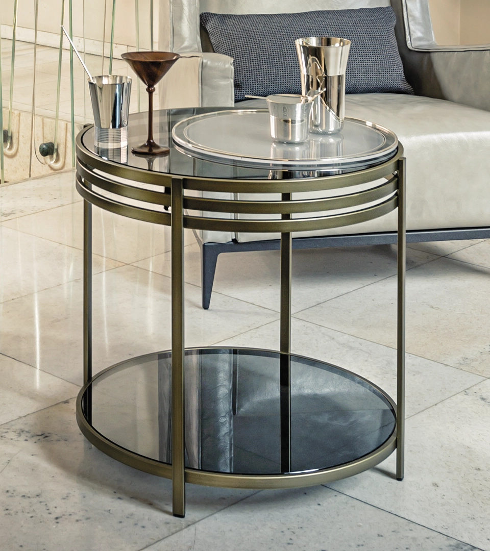 arketipo-tavolini-ula-beistelltisch-rauchglas-metall image 3