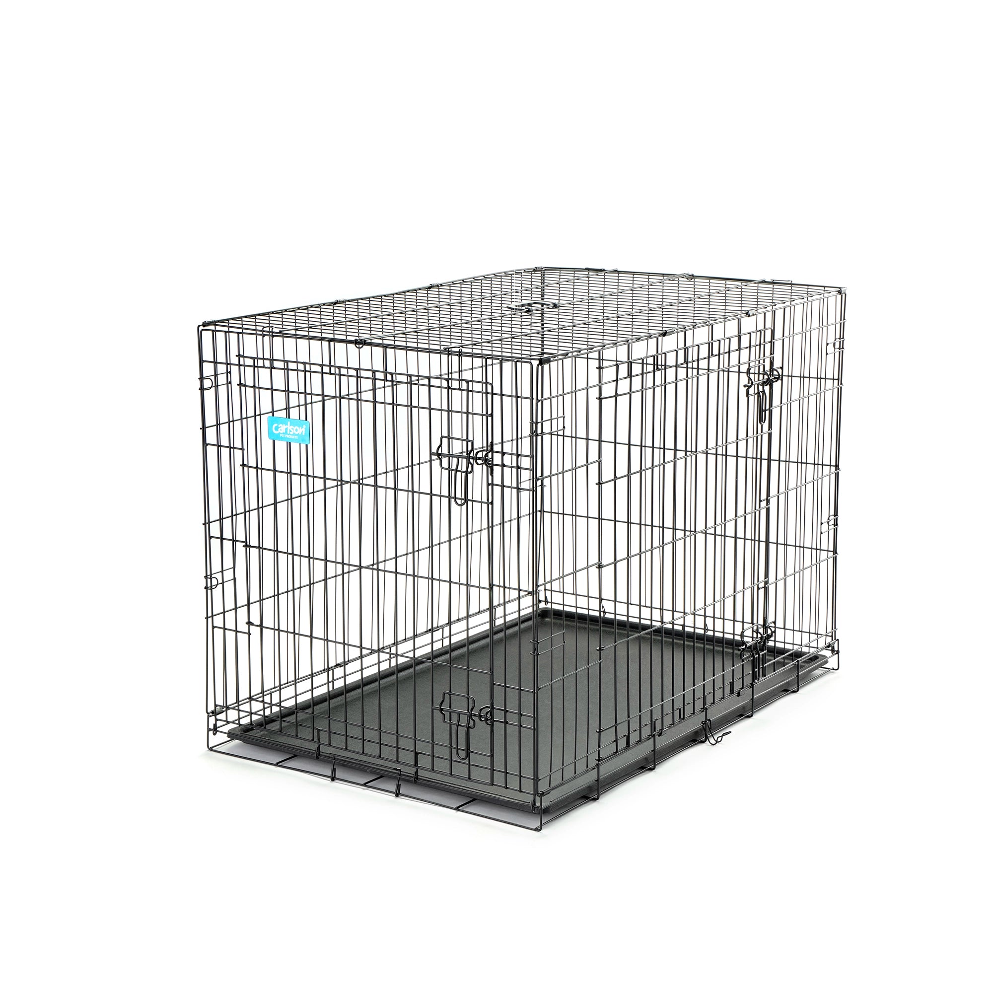 carlson-large-hundebox-107-cm-mit-2-t-ren-schwarz image 5