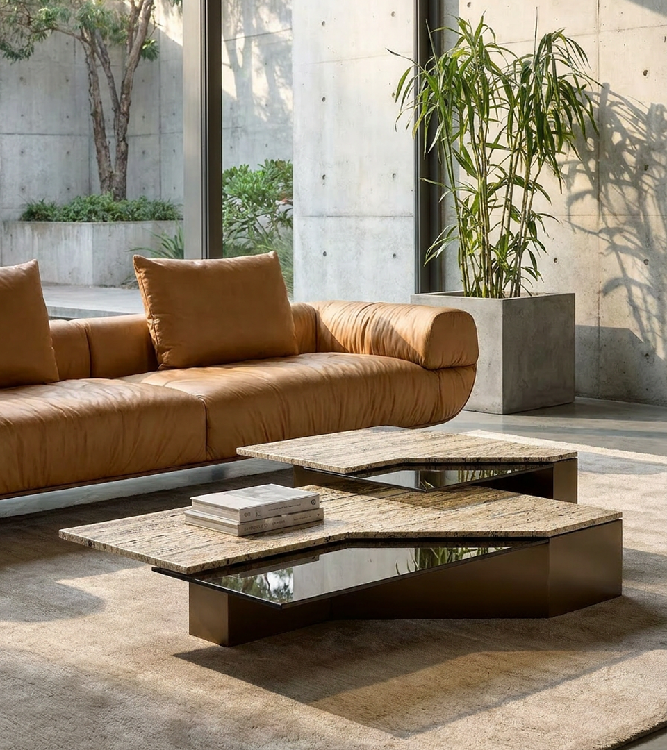 arketipo-roswell-couchtisch-marmor-glas-bronze image 2