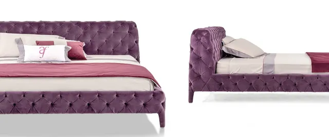 arketipo-windsor-dream-bett-samt-knopfheftung image 1
