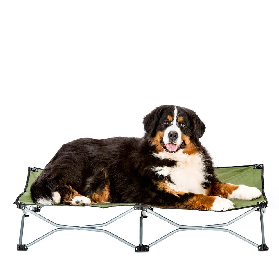 carlson-portable-pup-hundebett-gr-n-large-120-cm image 1