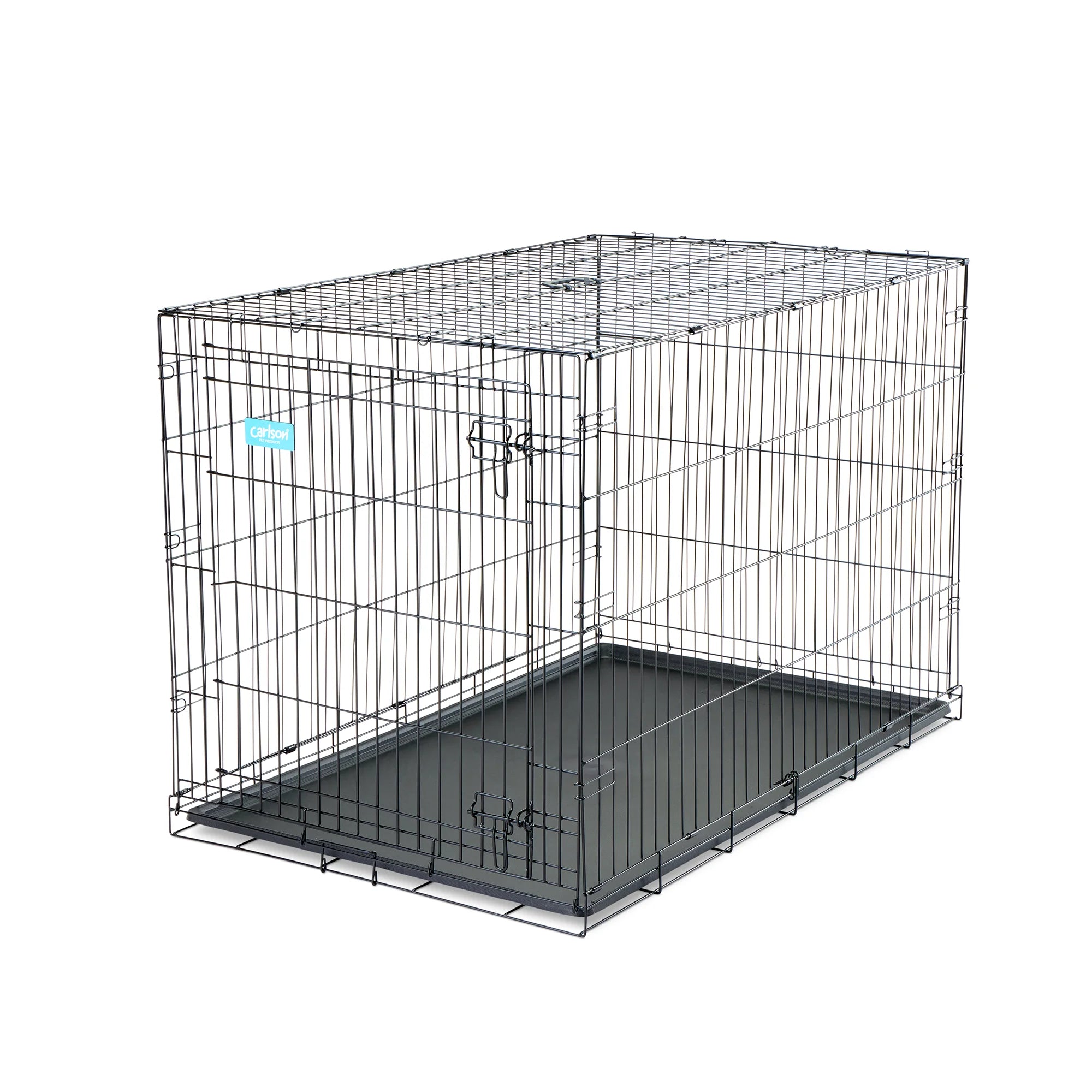 carlson-xl-hundebox-schwarz-drahtgitter-faltbar-gro-e-hunde image 4